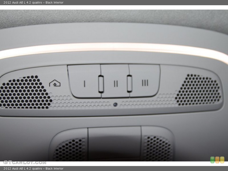 Black Interior Controls for the 2012 Audi A8 L 4.2 quattro #53575885