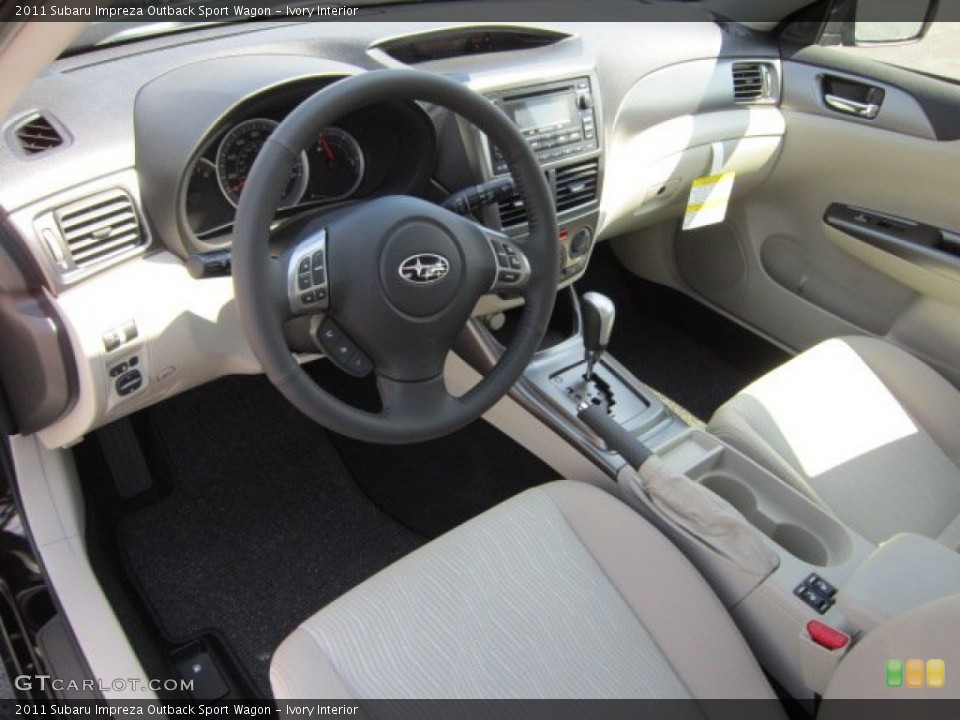 Ivory Interior Photo for the 2011 Subaru Impreza Outback Sport Wagon #53577123