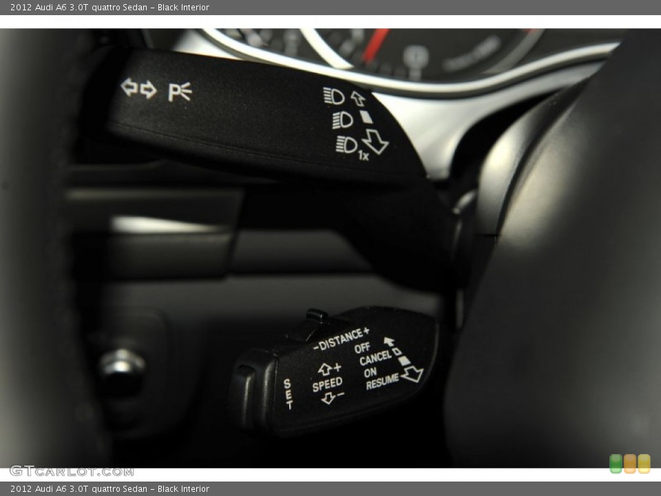 Black Interior Controls for the 2012 Audi A6 3.0T quattro Sedan #53577151