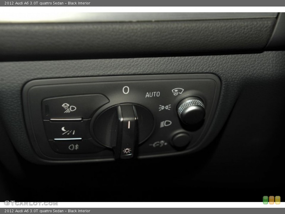 Black Interior Controls for the 2012 Audi A6 3.0T quattro Sedan #53577164