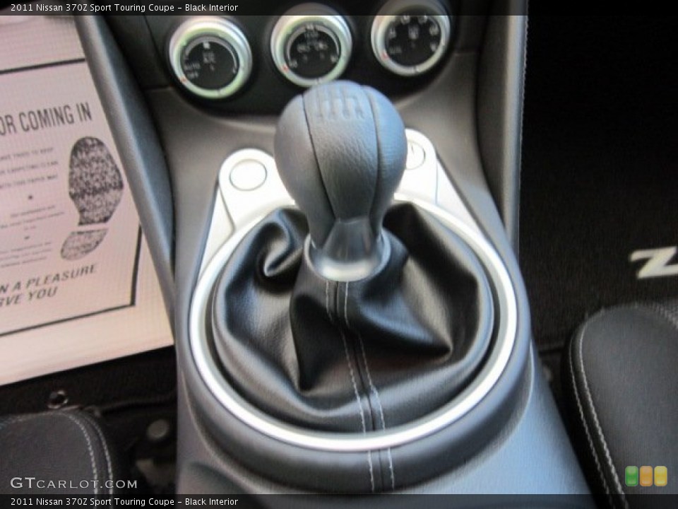 Black Interior Transmission for the 2011 Nissan 370Z Sport Touring Coupe #53578774
