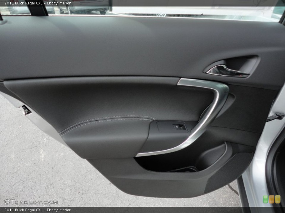 Ebony Interior Door Panel for the 2011 Buick Regal CXL #53579071