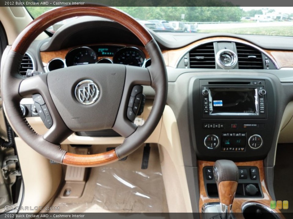 Cashmere Interior Dashboard for the 2012 Buick Enclave AWD #53579328
