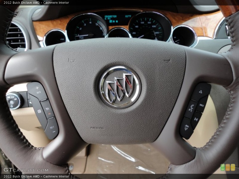 Cashmere Interior Controls for the 2012 Buick Enclave AWD #53579343