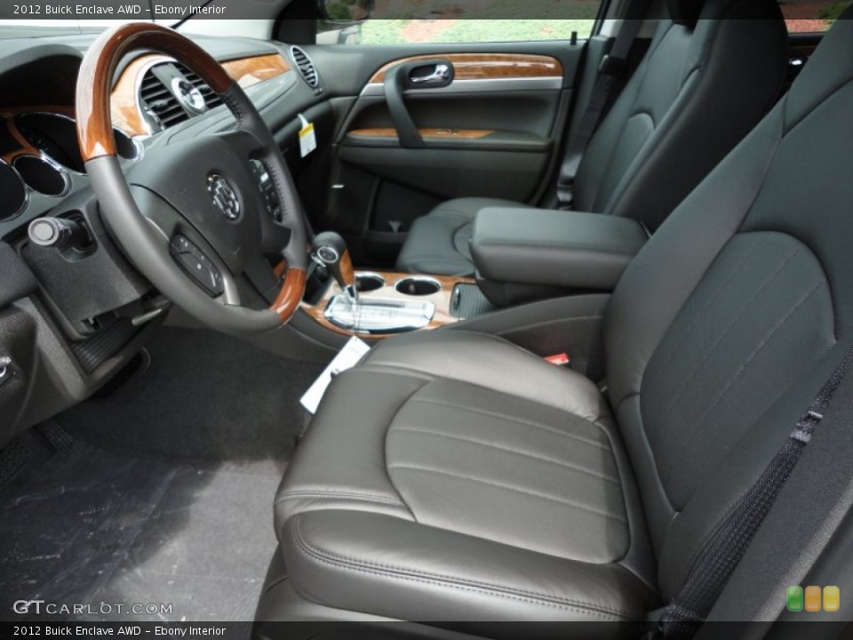 Ebony Interior Photo for the 2012 Buick Enclave AWD #53579613