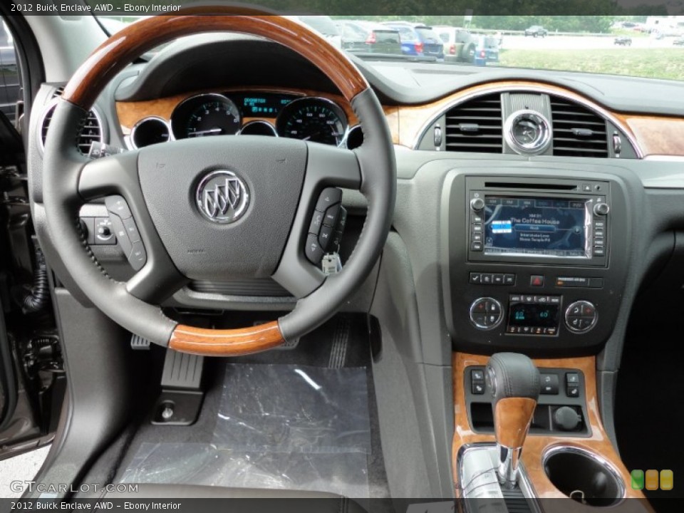 Ebony Interior Dashboard for the 2012 Buick Enclave AWD #53579628