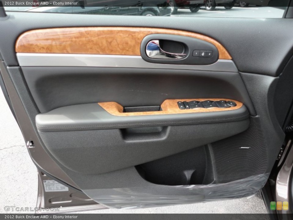 Ebony Interior Door Panel for the 2012 Buick Enclave AWD #53579675