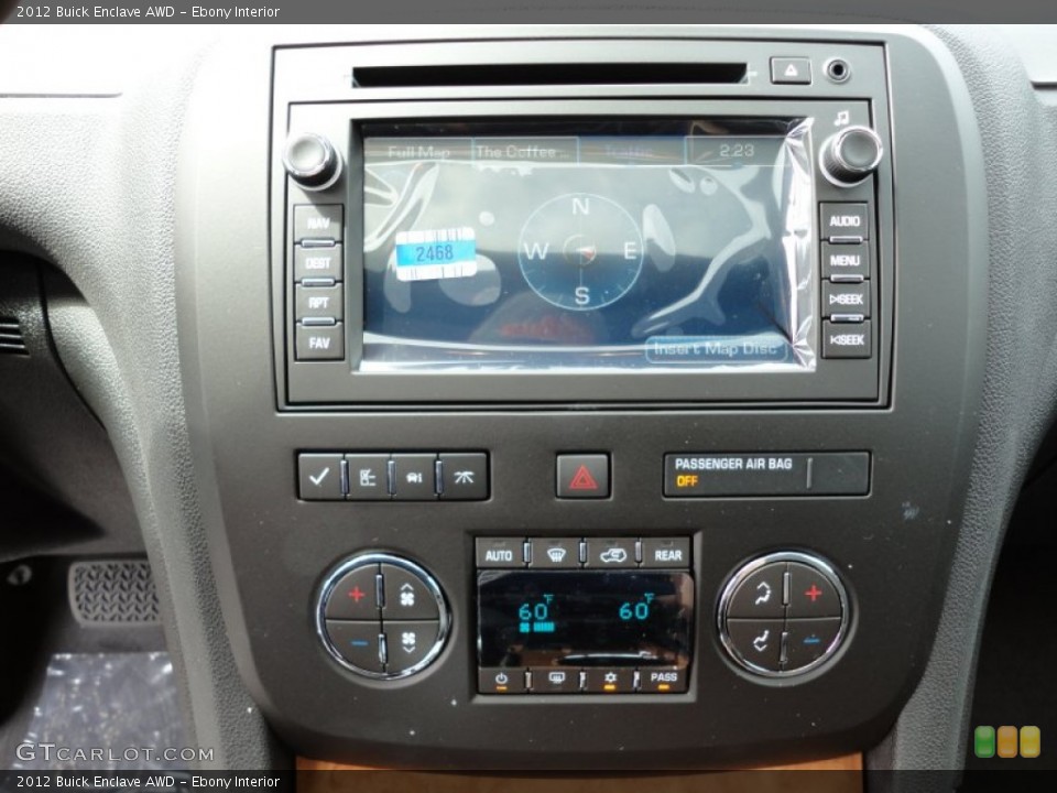 Ebony Interior Controls for the 2012 Buick Enclave AWD #53579733