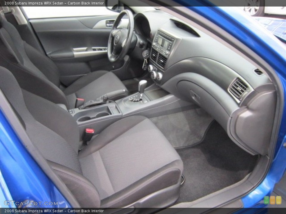 Carbon Black Interior Photo for the 2008 Subaru Impreza WRX Sedan #53579751
