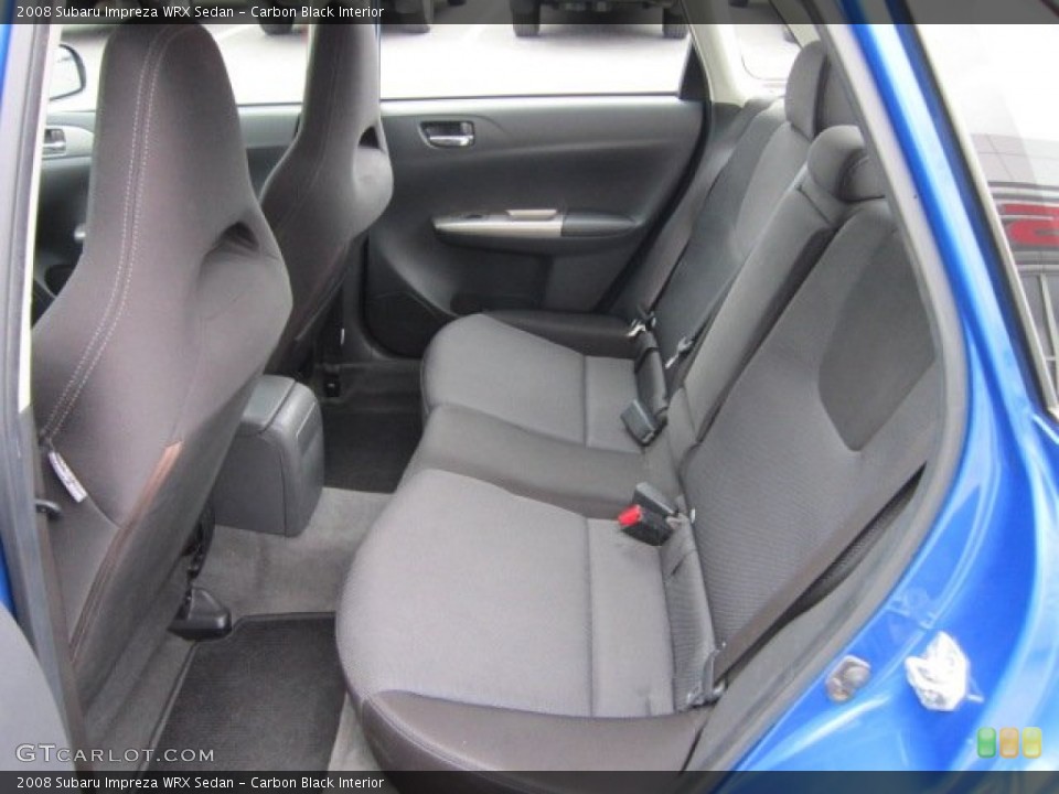 Carbon Black Interior Photo for the 2008 Subaru Impreza WRX Sedan #53579781