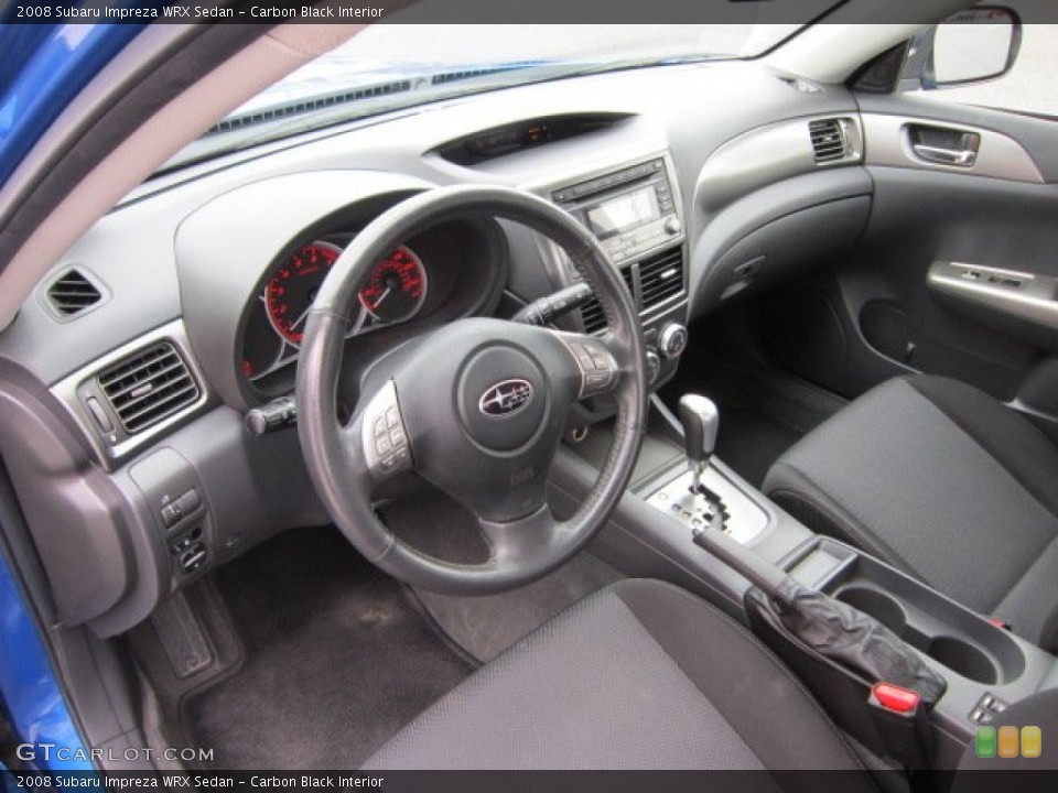 Carbon Black Interior Prime Interior for the 2008 Subaru Impreza WRX Sedan #53579962