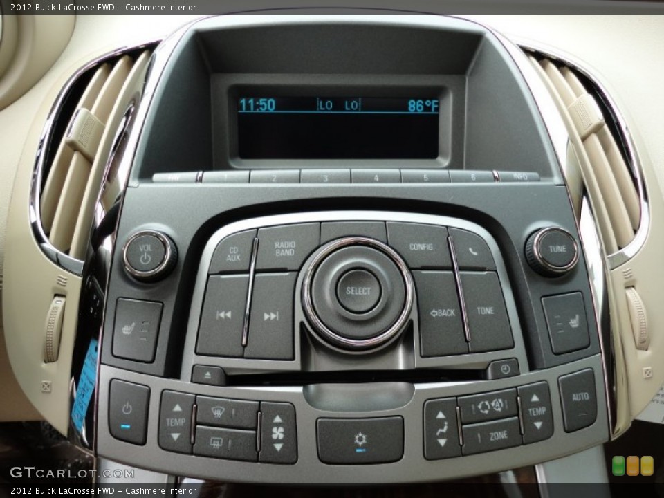 Cashmere Interior Controls for the 2012 Buick LaCrosse FWD #53580021