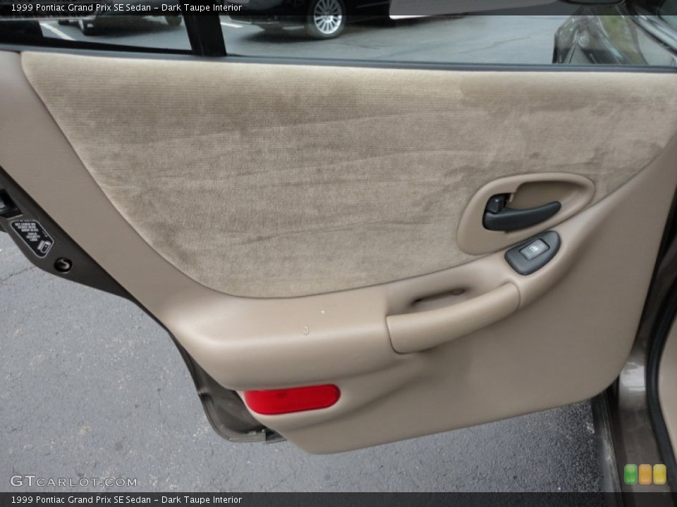 Dark Taupe Interior Door Panel for the 1999 Pontiac Grand Prix SE Sedan #53582109