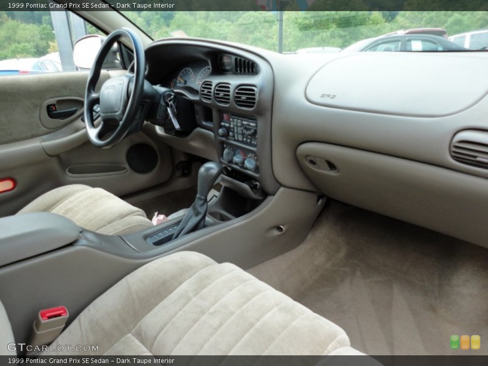 Dark Taupe Interior Dashboard for the 1999 Pontiac Grand Prix SE Sedan #53582133