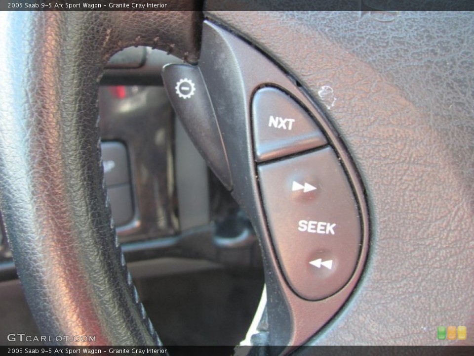Granite Gray Interior Controls for the 2005 Saab 9-5 Arc Sport Wagon #53585628
