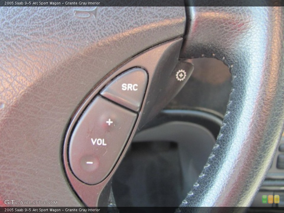 Granite Gray Interior Controls for the 2005 Saab 9-5 Arc Sport Wagon #53585643