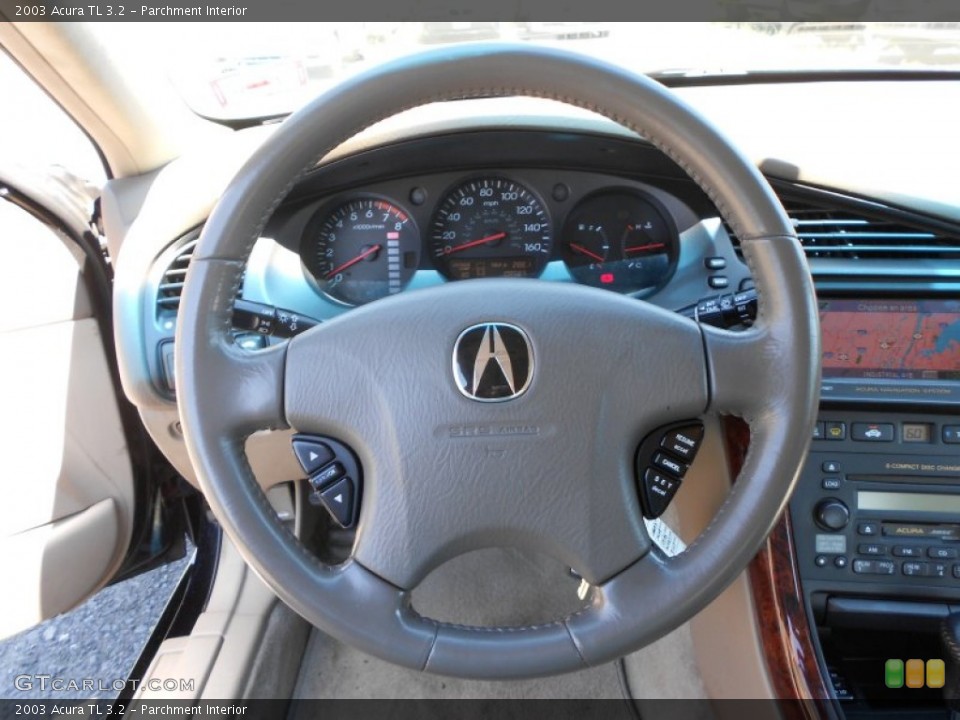 Parchment Interior Steering Wheel for the 2003 Acura TL 3.2 #53587790