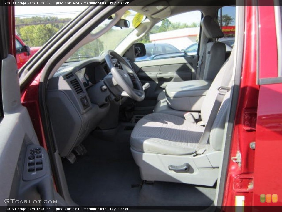 Medium Slate Gray Interior Photo for the 2008 Dodge Ram 1500 SXT Quad Cab 4x4 #53589162