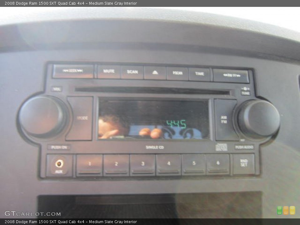 Medium Slate Gray Interior Audio System for the 2008 Dodge Ram 1500 SXT Quad Cab 4x4 #53589349