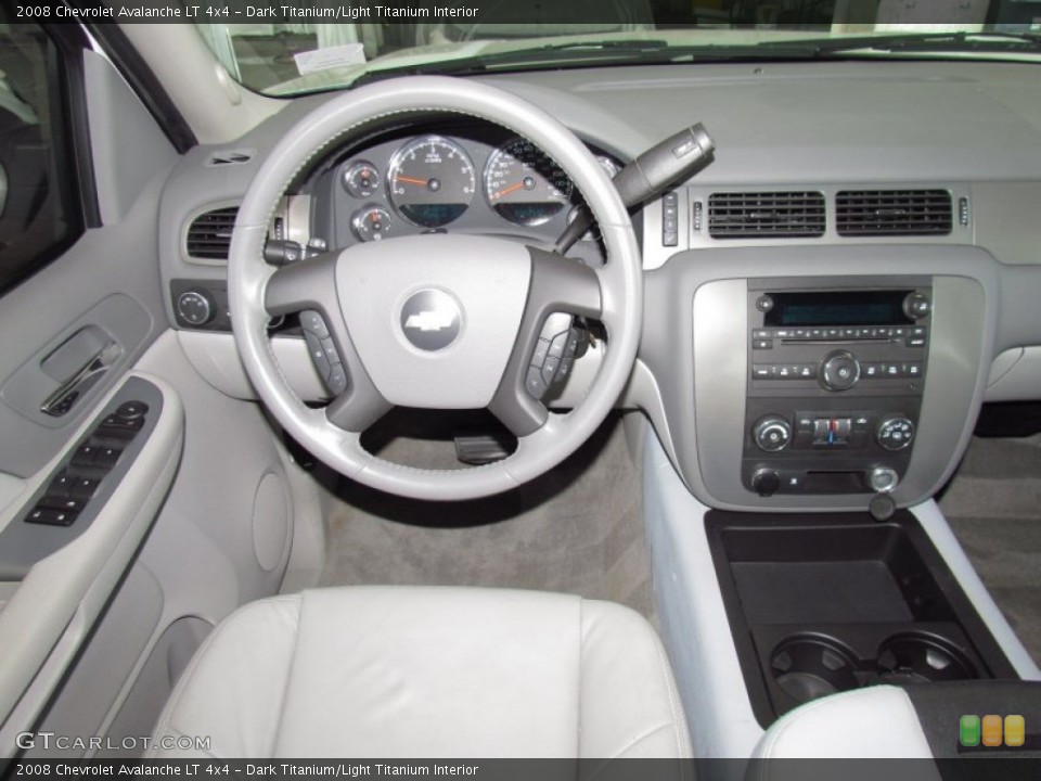 Dark Titanium/Light Titanium Interior Dashboard for the 2008 Chevrolet Avalanche LT 4x4 #53590351