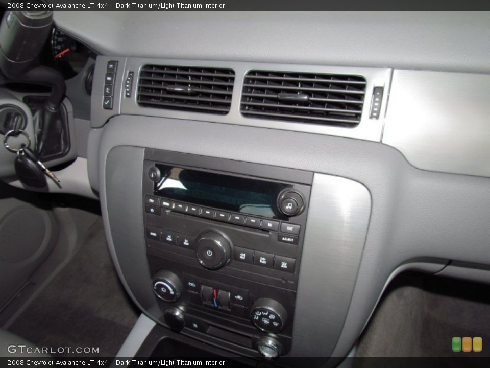 Dark Titanium/Light Titanium Interior Controls for the 2008 Chevrolet Avalanche LT 4x4 #53590366