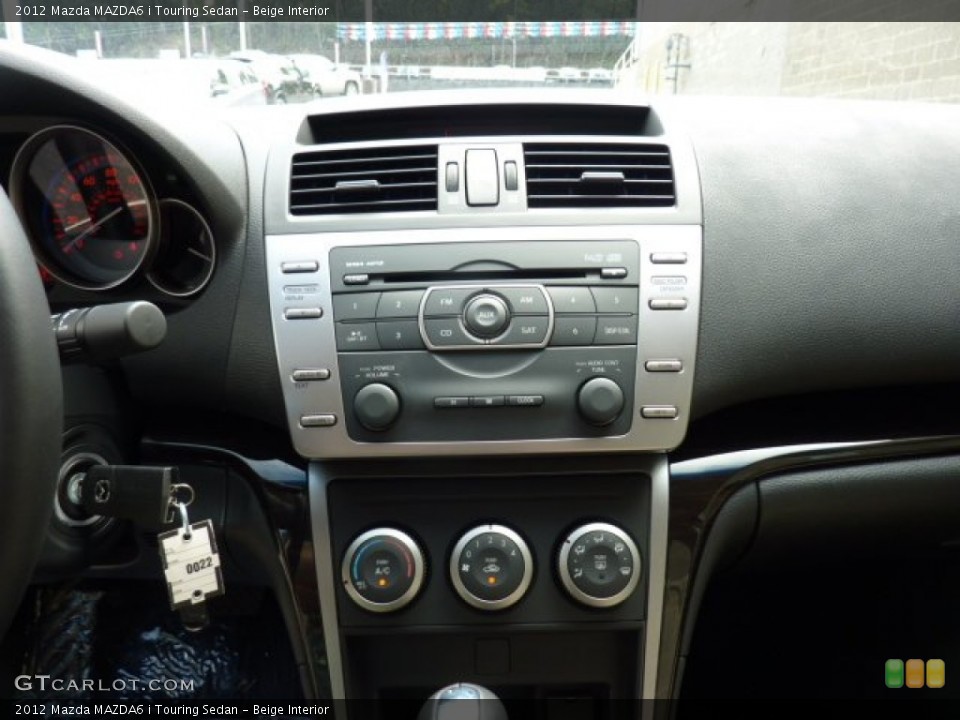 Beige Interior Controls for the 2012 Mazda MAZDA6 i Touring Sedan #53591197