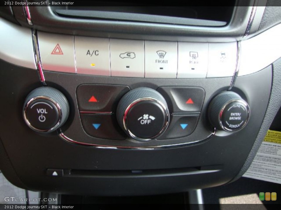 Black Interior Controls for the 2012 Dodge Journey SXT #53591327