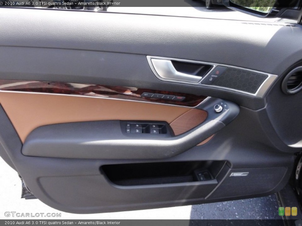 Amaretto/Black Interior Door Panel for the 2010 Audi A6 3.0 TFSI quattro Sedan #53591569