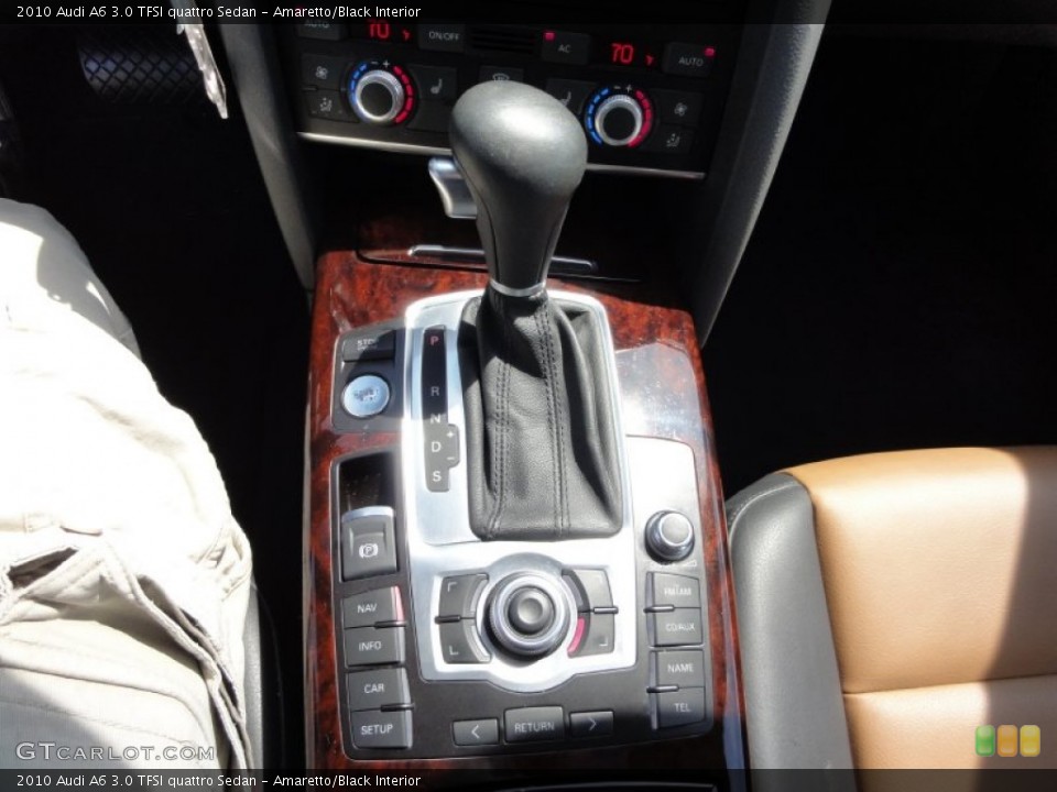 Amaretto/Black Interior Transmission for the 2010 Audi A6 3.0 TFSI quattro Sedan #53592031