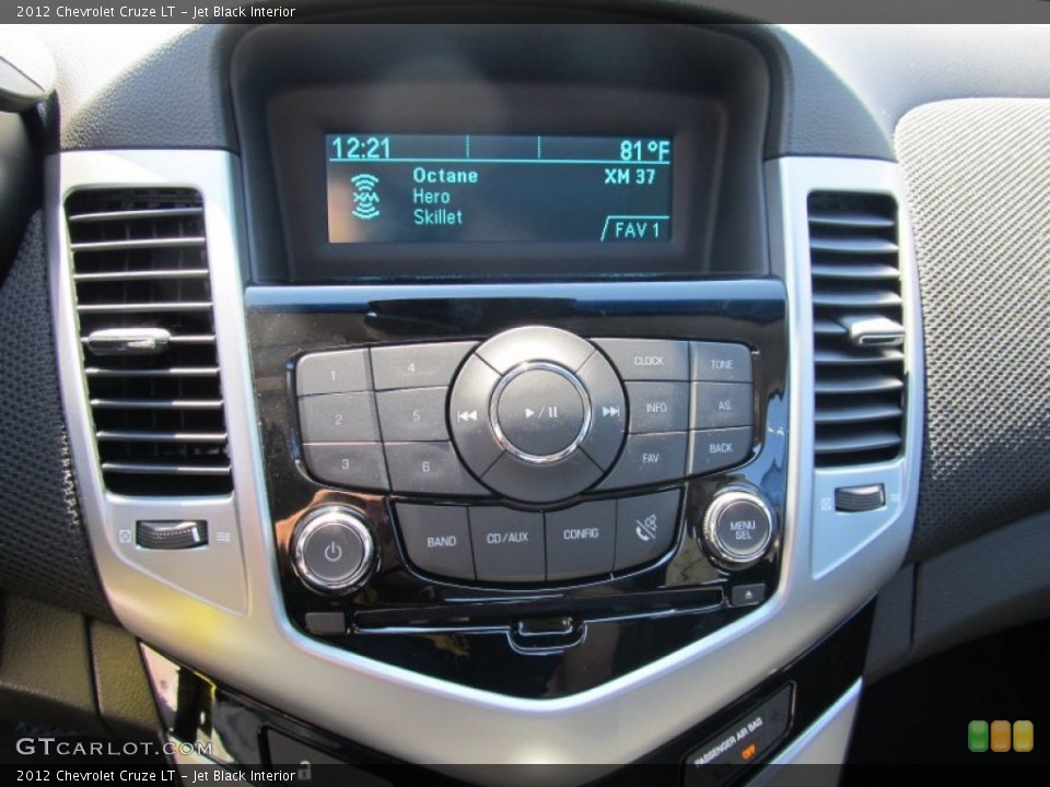 Jet Black Interior Controls for the 2012 Chevrolet Cruze LT #53593720