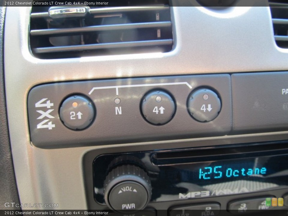 Ebony Interior Controls for the 2012 Chevrolet Colorado LT Crew Cab 4x4 #53594796