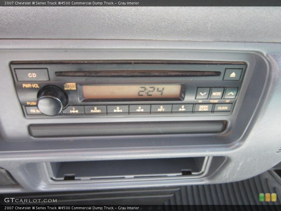 Gray Interior Audio System for the 2007 Chevrolet W Series Truck W4500 Commercial Dump Truck #53594995