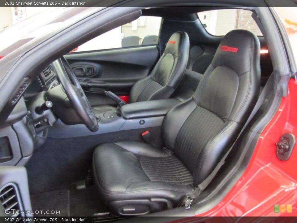 Black Interior Photo for the 2002 Chevrolet Corvette Z06 #53595343