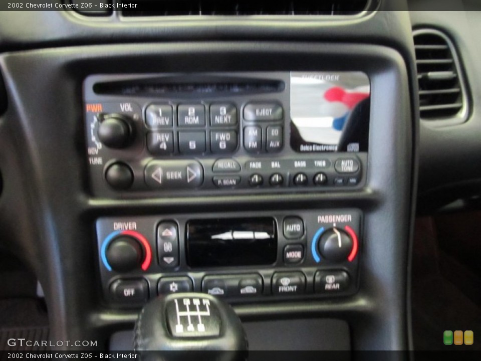 Black Interior Audio System for the 2002 Chevrolet Corvette Z06 #53595367