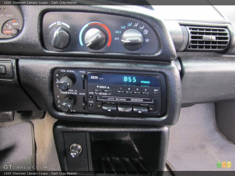 Dark Gray Interior Audio System for the 1995 Chevrolet Camaro Coupe #53595935