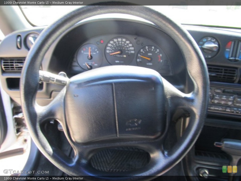 Medium Gray Interior Steering Wheel for the 1999 Chevrolet Monte Carlo LS #53596075