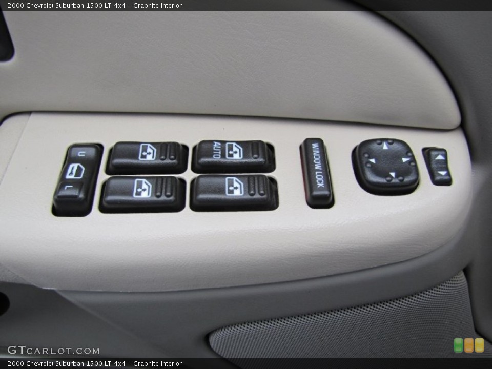Graphite Interior Controls for the 2000 Chevrolet Suburban 1500 LT 4x4 #53596195