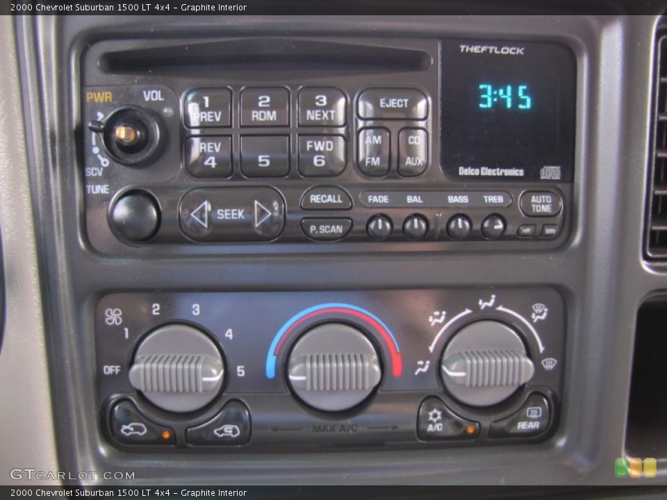Graphite Interior Audio System for the 2000 Chevrolet Suburban 1500 LT 4x4 #53596210