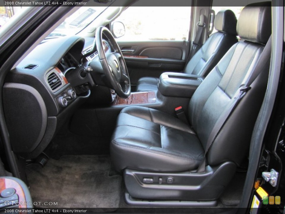 Ebony Interior Photo for the 2008 Chevrolet Tahoe LTZ 4x4 #53596561