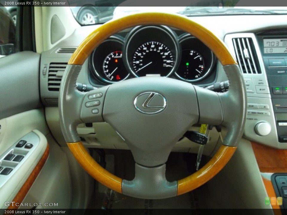 Ivory Interior Steering Wheel for the 2008 Lexus RX 350 #53599014