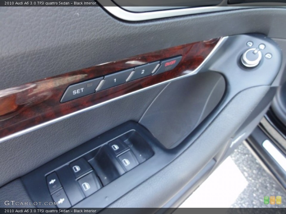 Black Interior Controls for the 2010 Audi A6 3.0 TFSI quattro Sedan #53602100