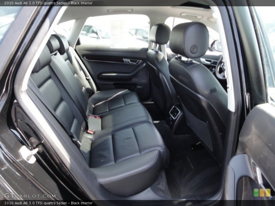 Black Interior Photo for the 2010 Audi A6 3.0 TFSI quattro Sedan #53602224
