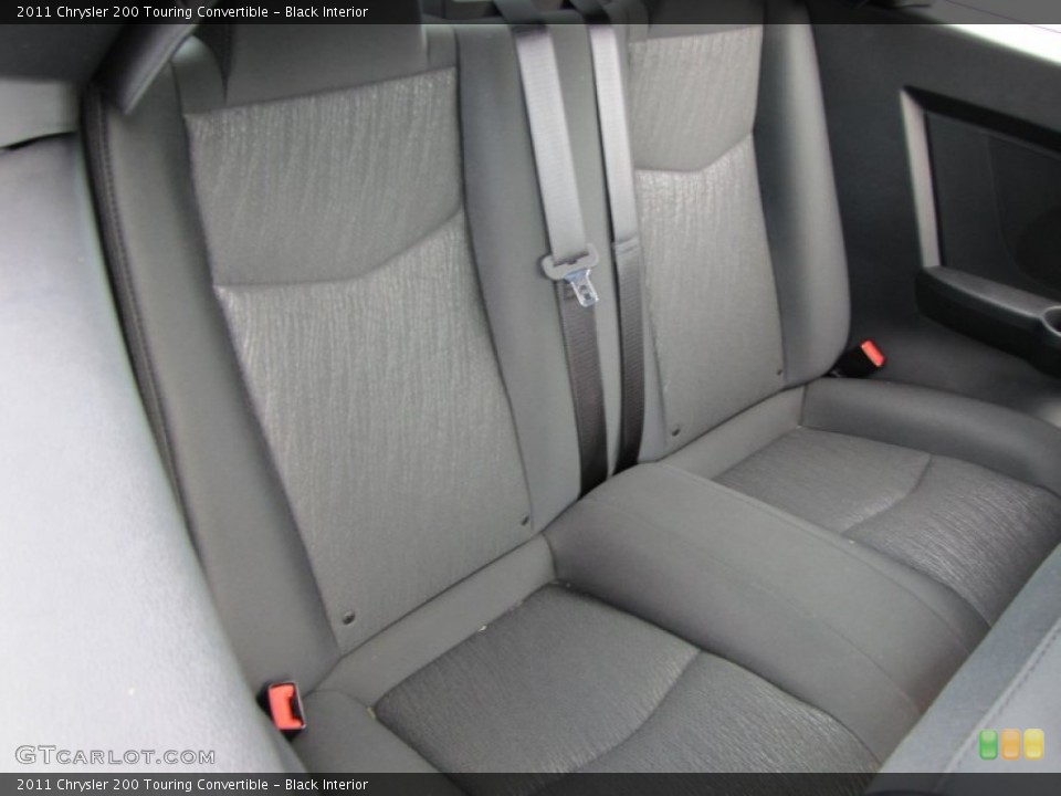 Black Interior Photo for the 2011 Chrysler 200 Touring Convertible #53602287