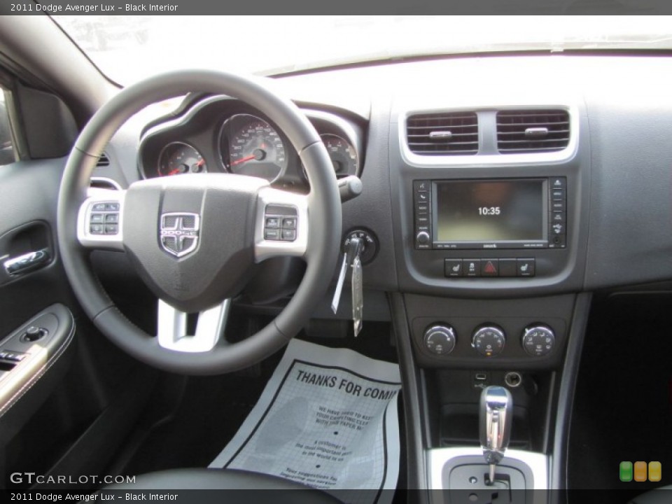 Black Interior Dashboard for the 2011 Dodge Avenger Lux #53603382