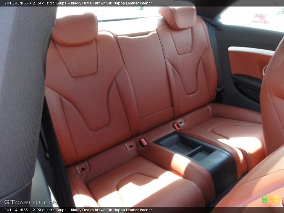 Black/Tuscan Brown Silk Nappa Leather Interior Photo for the 2011 Audi S5 4.2 FSI quattro Coupe #53603442