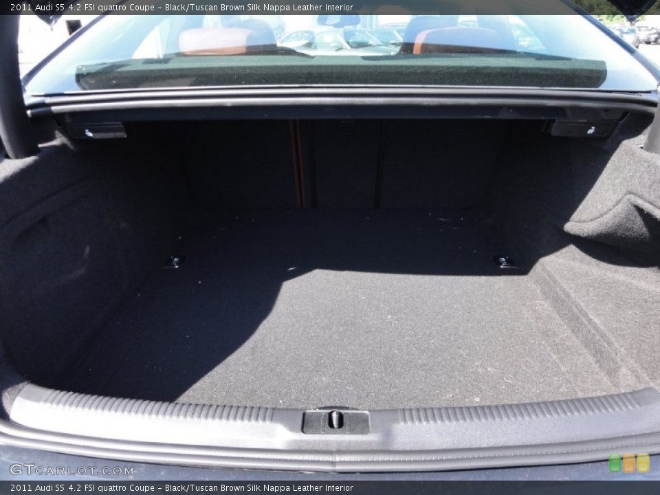 Black/Tuscan Brown Silk Nappa Leather Interior Trunk for the 2011 Audi S5 4.2 FSI quattro Coupe #53603488