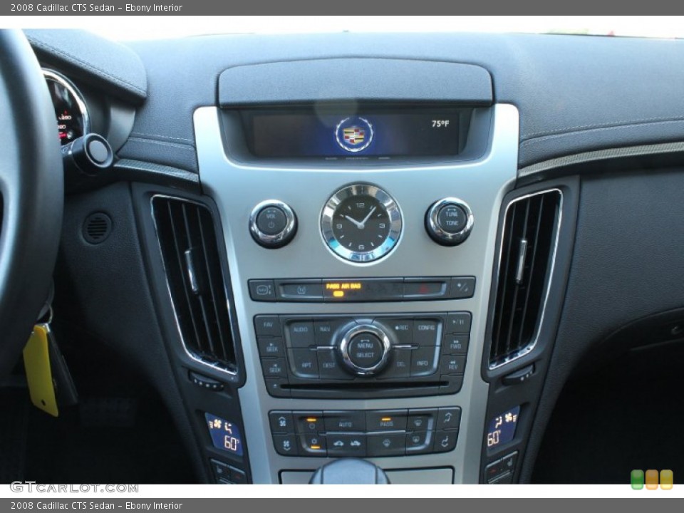 Ebony Interior Controls for the 2008 Cadillac CTS Sedan #53603721