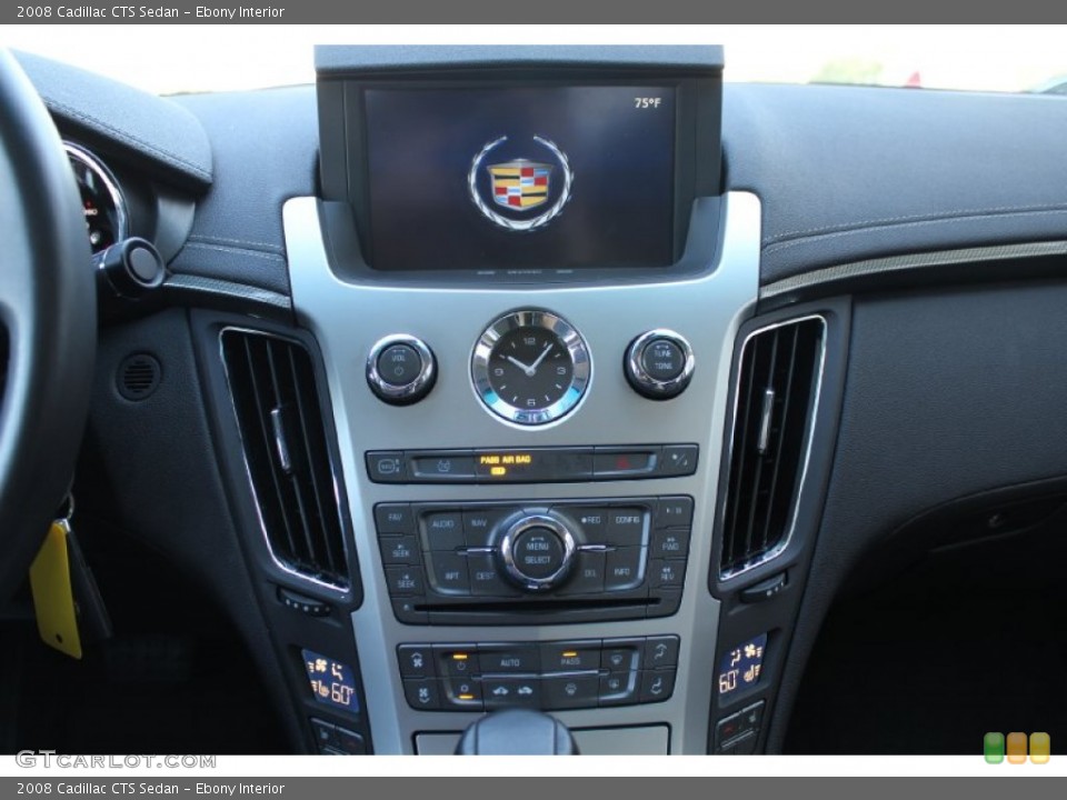 Ebony Interior Controls for the 2008 Cadillac CTS Sedan #53603733