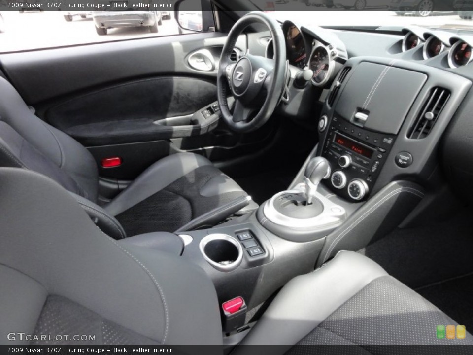 Black Leather Interior Photo for the 2009 Nissan 370Z Touring Coupe #53605201
