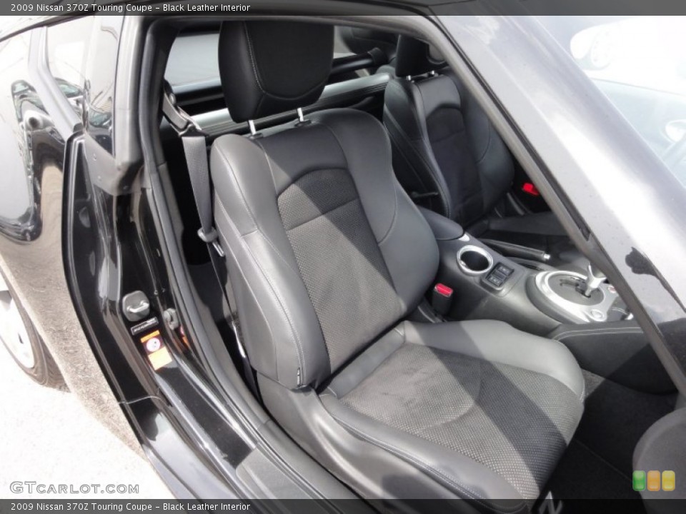 Black Leather Interior Photo for the 2009 Nissan 370Z Touring Coupe #53605236